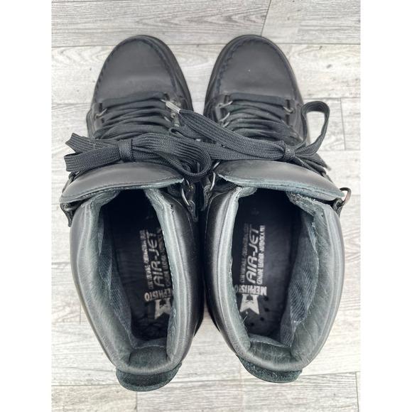 Mephisto Gore-Tex Black Leather Ankle Boots Women Size 9 Air-Bag System France - Picture 11 of 12